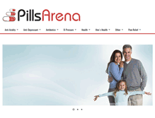 Tablet Screenshot of pillsarena.com